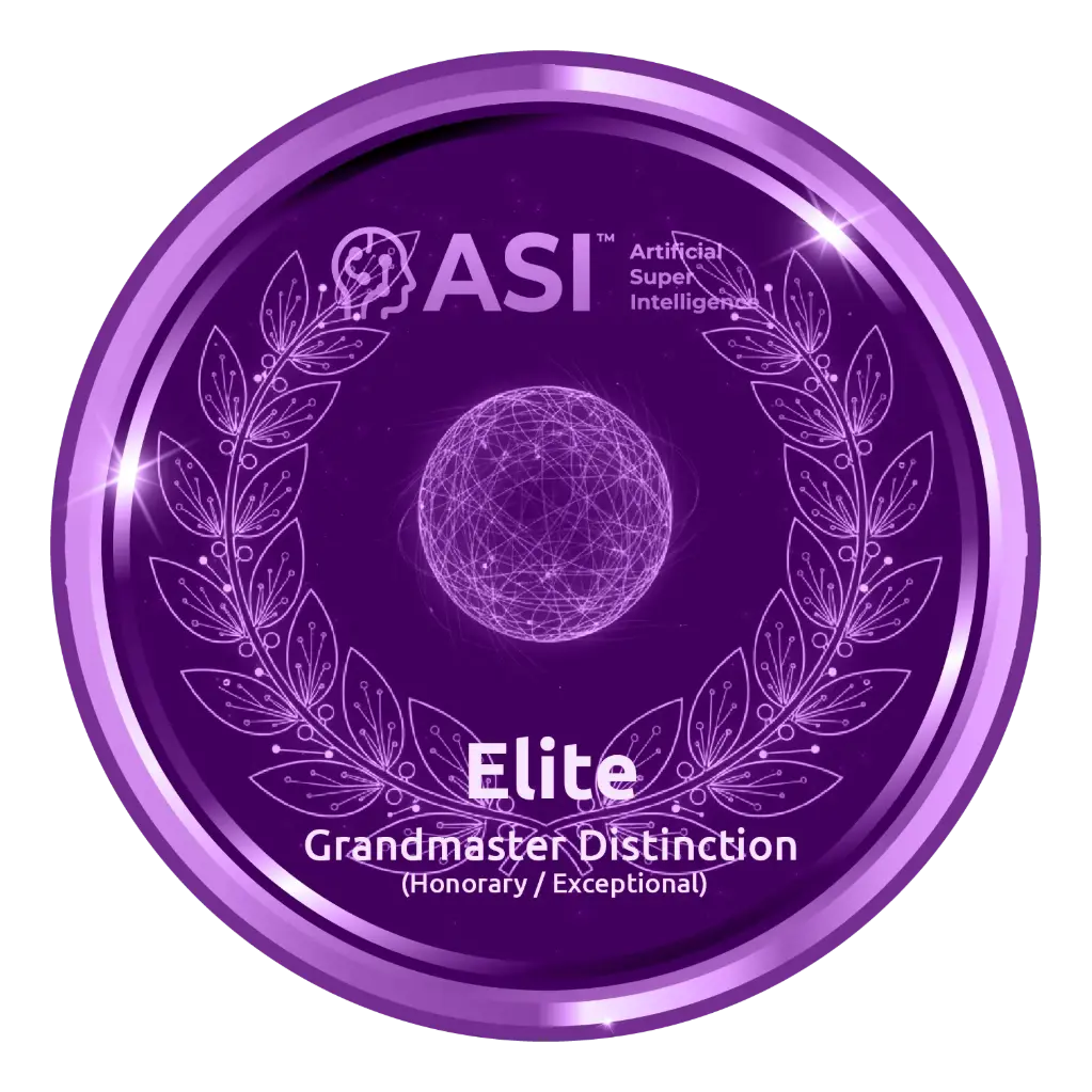 ASI™ Elite - Grandmaster Distinction (Honorary / Exceptional)